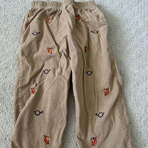 The Beaufort Bonnet Company Tan Girls' Cotton Pull-On Pants